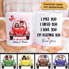 Doll Couple In Car Personalized Mug
