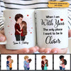 Doll Couple Kissing Romantic Gift For Him For Her Personalized Mug