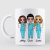Doll Male Female Nurse Squad Personalized Mug