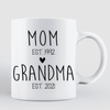 First Time New Grandma Pregnancy Announcement Personalized Mug