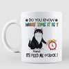 Fluffy Cats Feed Us O‘Clock Personalized Mug