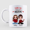 Funny Gift For Him For Her Doll Couple Sitting Personalized Mug