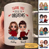 Funny Gift For Him For Her Doll Couple Sitting Personalized Mug