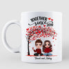 Heart Tree Couple Gift For Him Gift For Her Personalized Mug