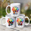 LGBT Doll Couple Sitting You Are My Rainbow Gift Personalized Mug