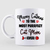 Meowy Catmas Cat Dad Mom Personalized Mug