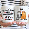 Meowy Catmas Cat Dad Mom Personalized Mug