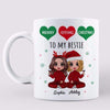 Merry Effing Christmas To My Bestie Personalized Mug