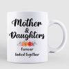 Mother And Daughters Colorful Tree Personalized Mug