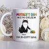 Mother‘s Day No Excuse For Empty Bowl Cat Mom Personalized Mug