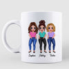 Posing Doll Women Life Is Better With Sisters Personalized Mug