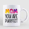 Purrfect Cat Mom Mother‘s Day Gift Personalized Mug