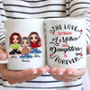 The Love Between Doll Mother And Daughters Personalized Mug