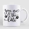 You Me The Cats Pretty Gift For Couple Personalized Mug