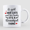 A Girl Her Cat And Her Books It‘s A Beautiful Thing Personalized Mug