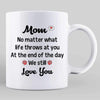 At The End Of The Day Cat Mom Personalized Mug