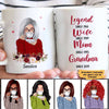 Beautiful Legend Wife Mom Grandma Personalized Mug