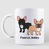 Best Frenchie Dog Dad Mom Christmas Personalized Coffee Mug