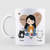Better Life Cat Coffee Chibi Girl Personalized Mug