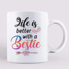 Bohemian Besties Hippie Personalized Coffee Mug