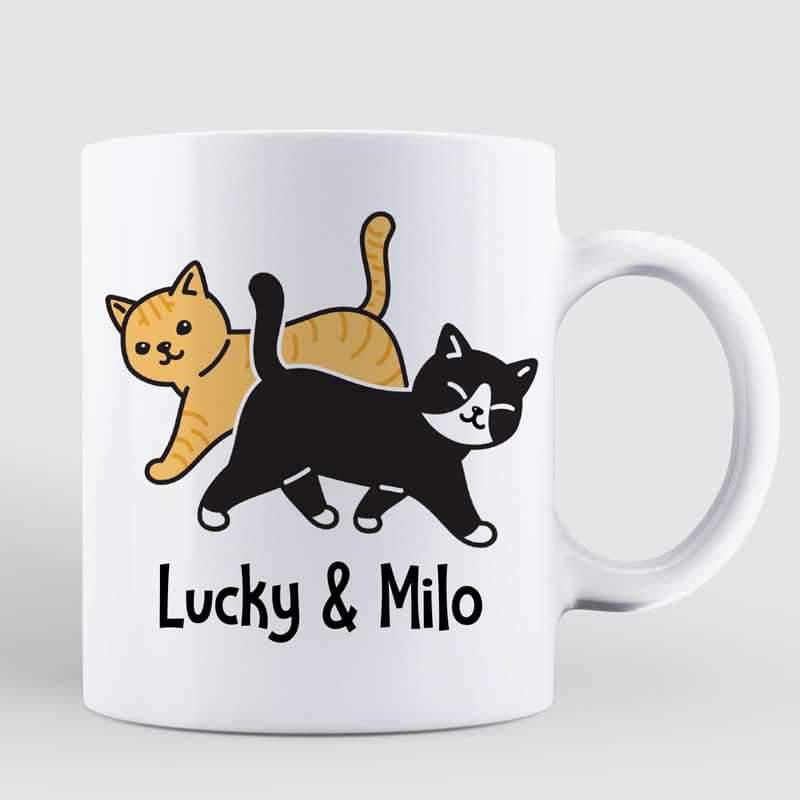 Cat Hair In Here Personalized Coffee Mug