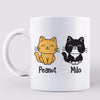 Cat Hair In Here Sitting Cat Personalized Mug