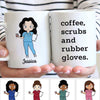 Chibi Nurse Coffee Scrubs Rubber Gloves Personalized Mug