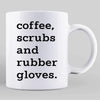 Chibi Nurse Coffee Scrubs Rubber Gloves Personalized Mug