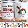 Corgi Best Dog Dad Ever Personalized Coffee Mug