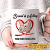 Couple Together Since Hand In Hand  Gift For Her For Him Personalized Mug