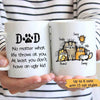 Dear Cat Dad Personalized Cat Dad Coffee Mug