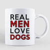 Dog Dad Real Men Love Dogs Personalized Coffee Mug