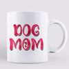 Dog Mom Pink Watercolor Personalized Mug