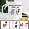 Dog Wiggle Butts Love You Hold Lot Personalized Coffee Mug