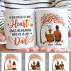 Fall Season Dad Memorial Personalized Coffee Mug