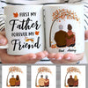 Fall Season Father And Daughter Personalized Coffee Mug