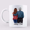 Father‘s Day Dear Dad From Daughter Personalized Mug