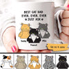 Fluffin Grumpy Cats Best Cat Dad Personalized Mug