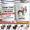 French Bulldog Best Effing Dog Dad Ever Personalized Coffee Mug