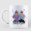 Friends Until Old Posing Women Personalized Mug