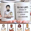 Funny Dad Grandpa Uncle To Do List Cartoon Man Personalized Coffee Mug