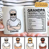 Grandpa Nutrition Facts Personalized Mug