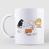 Happy Father‘s Day Toilet Paper Cats Personalized Mug