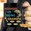 Hooked On Being Fishing Father‘s Day Personalized Coffee Mug