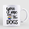 LGBT Couple And Dogs  Gift For Him Personalized Coffee Mug