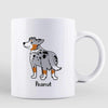 Life Is Better With Dog Wiggle Butt Personalized Coffee Mug