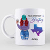 Long Distance Front View Besties Personalized Mug