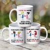 Love You More Than Hate Your Fart Couple Personalized Mug