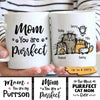 Mom You Are Purrfect Personalized Cat Mom Coffee Mug