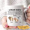 Money Can Buy A Lot Of Things Personalized Dog Dad Coffee Mug